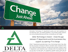 Tablet Screenshot of deltatechnology.net